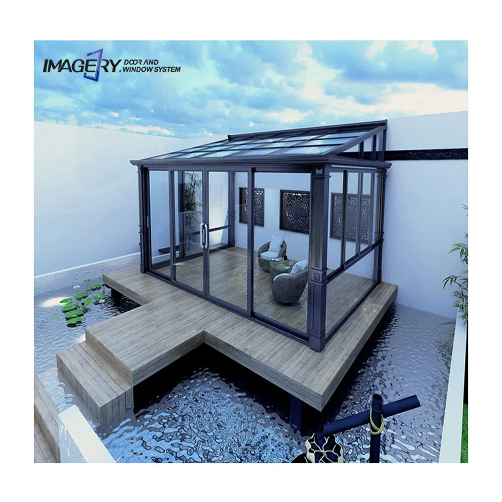 Commerical Outdoor Aluminum Glass Sunroom for Winter Garden House