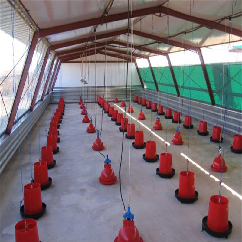 High Quality Light Construction Steel Structures Poultry Farm House Design