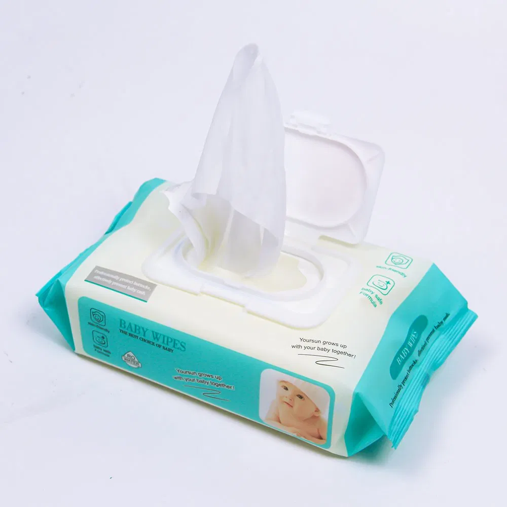 Disposable Soft Spunlace Cleaning Unscented Baby Wet Wipe for Sensitive Skin Quanzhou Manufacturer