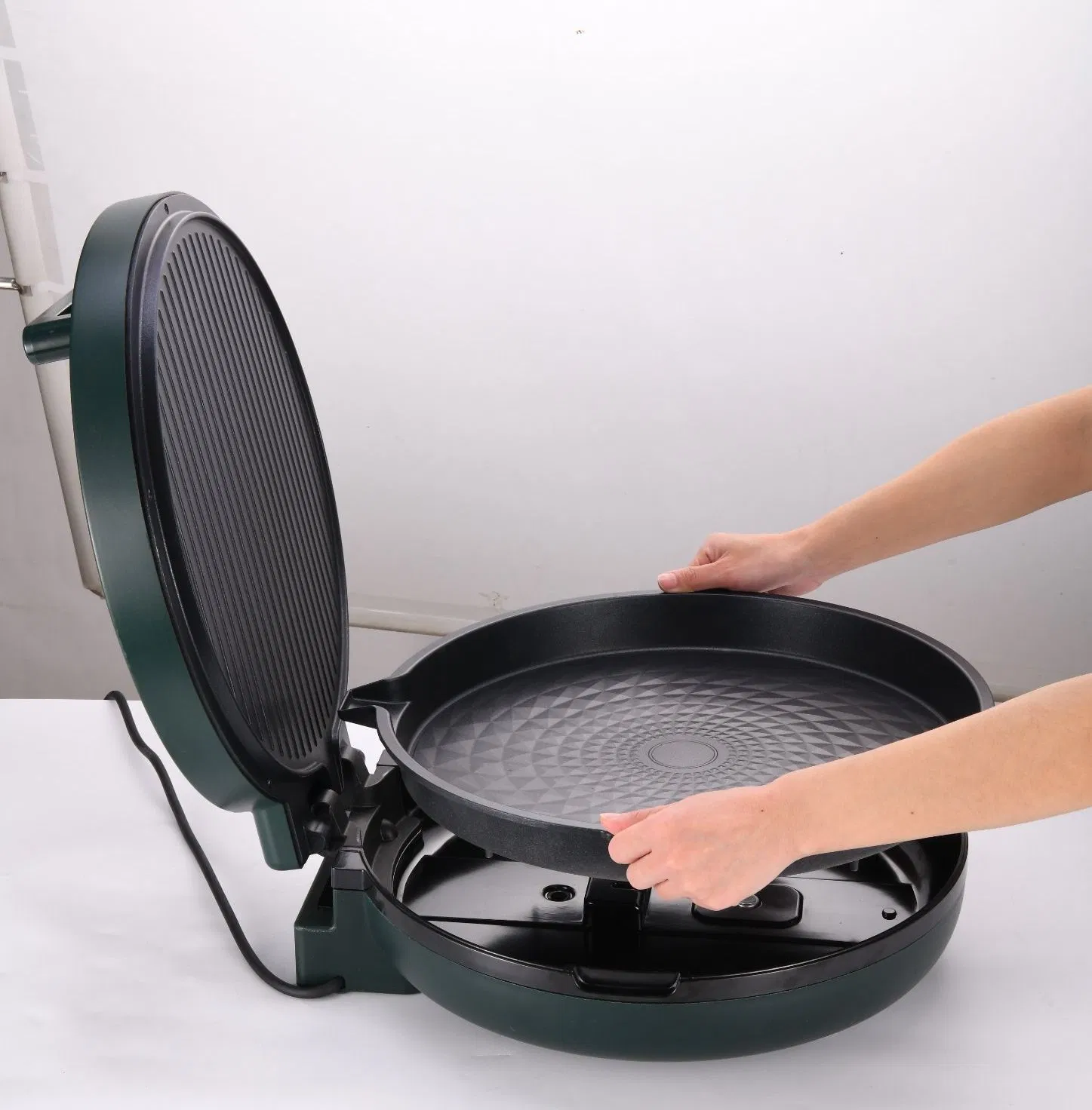 2000W Muti-Fuction Pizza Maker Machine Smokeless Grill 40cm