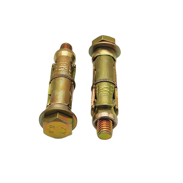 Анкерный болт с желтым цинковым покрытием