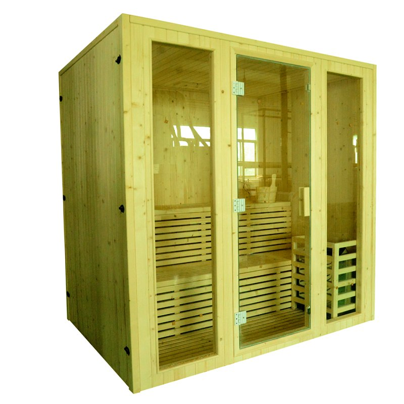 New Design Wood Steam Sauna House, Fashion Nudist Sauna Room, Mini Outdoor Sauna Room for Sale (SR118)
