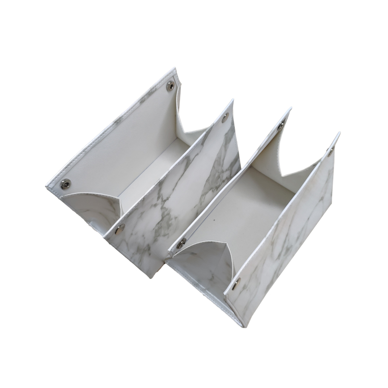PU Leather Non-Woven Fabric Custom Tissue Holder Tissue Bag