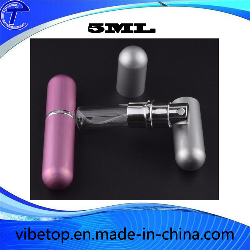 Refillable Mini Aluminum Perfume Sprayer Atomizer Bottle