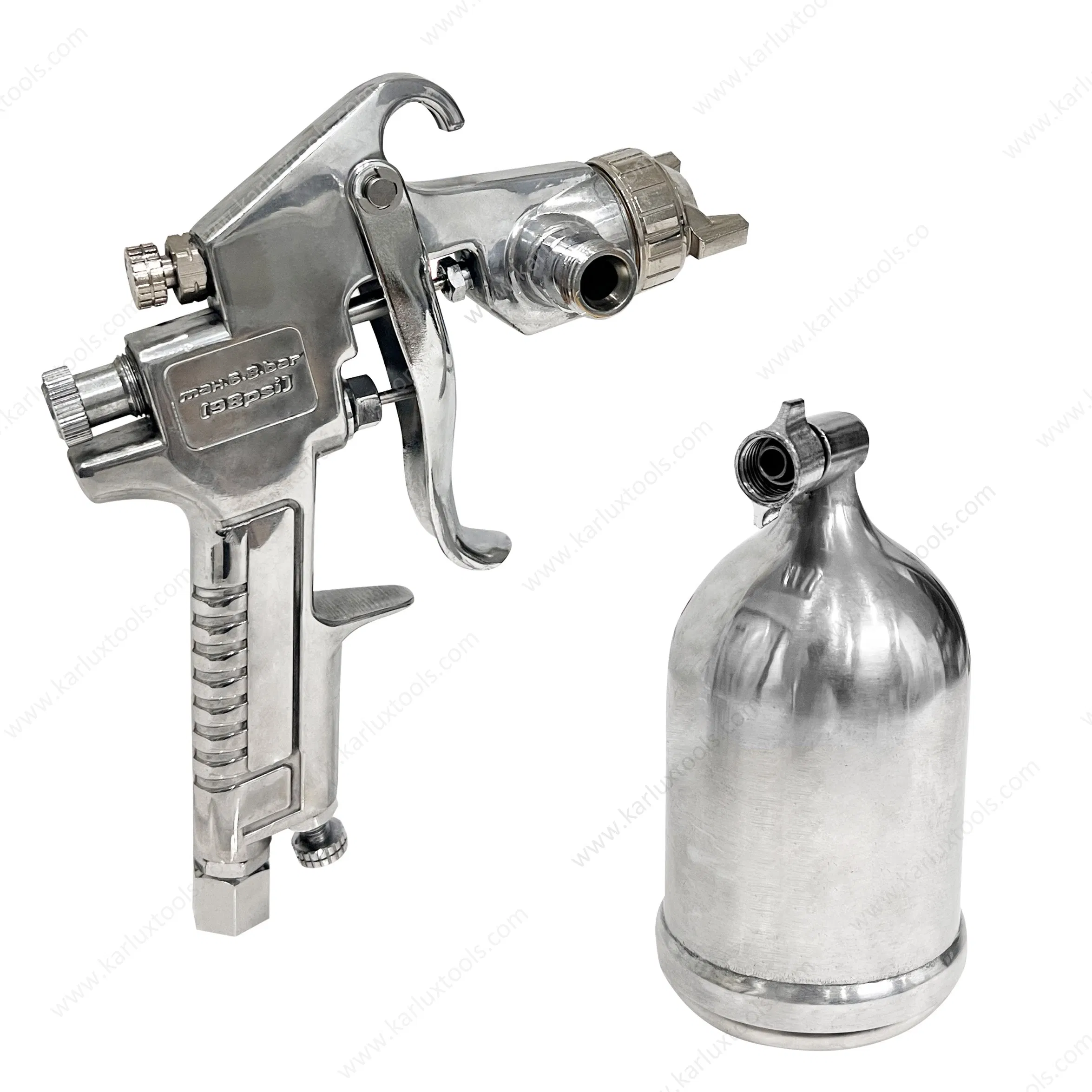 W71-G 400ml 1.0/1.3/1.5mm Nozzle Gravity Type Air Paint Sprayer Automotive Refinishing Painting Tools Pneumatic Paint Spray Gun