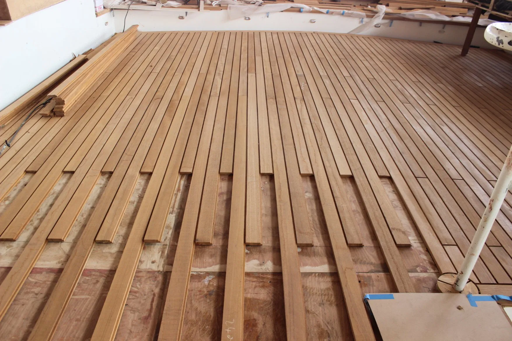 Premium Burma Teak Boat Deck for Luxury Yachts and Sailboats