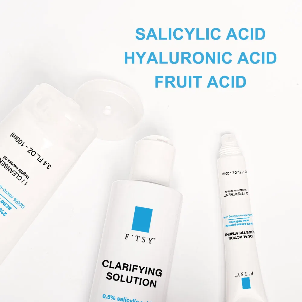 Custom Private Label Professional Acne Treatment Skincare Care Set Oil Control Men Grooming Care Kit