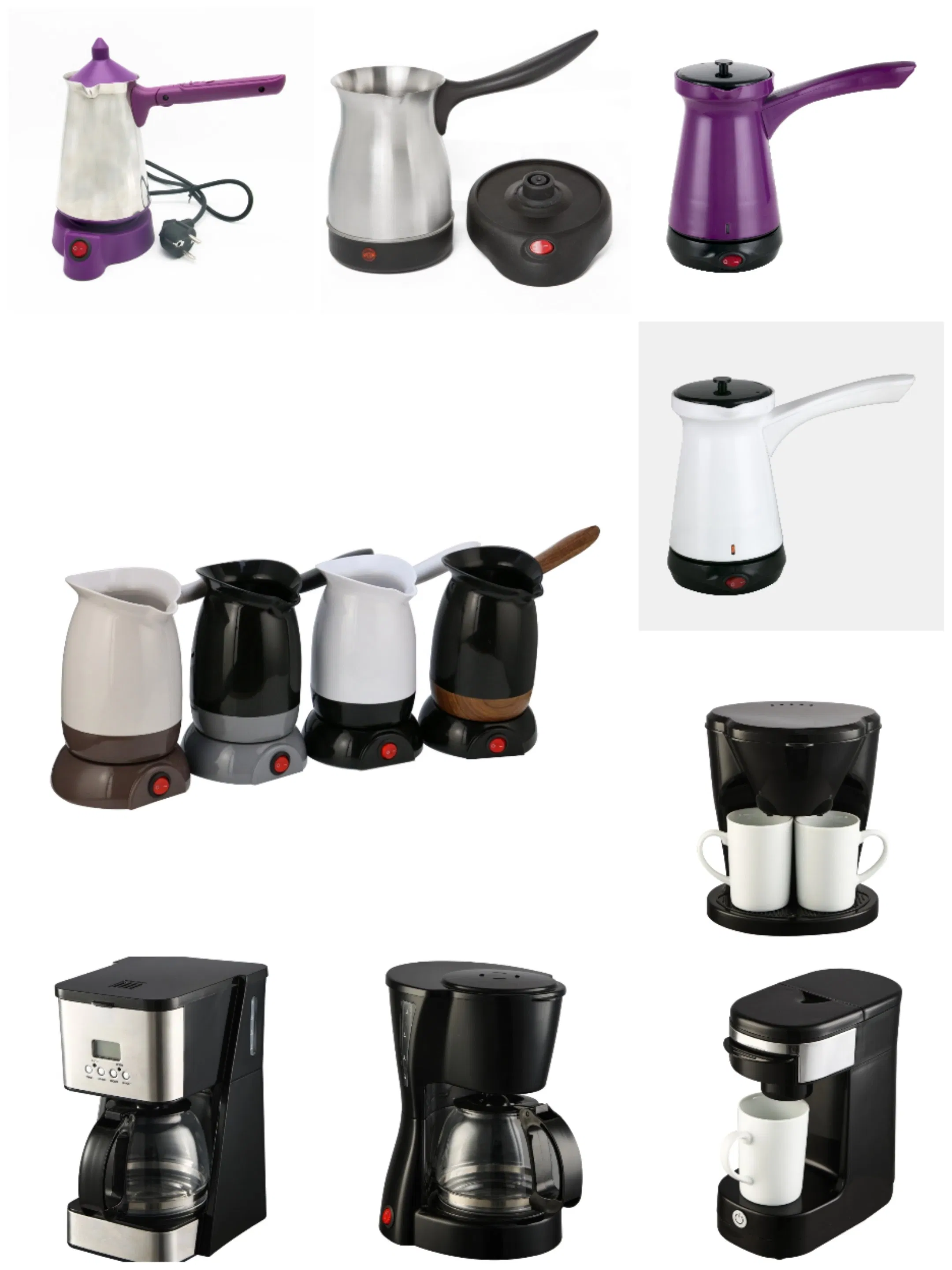 New Design Turkish Electric Plastic Electric Coffee Makers/Coffee Maker