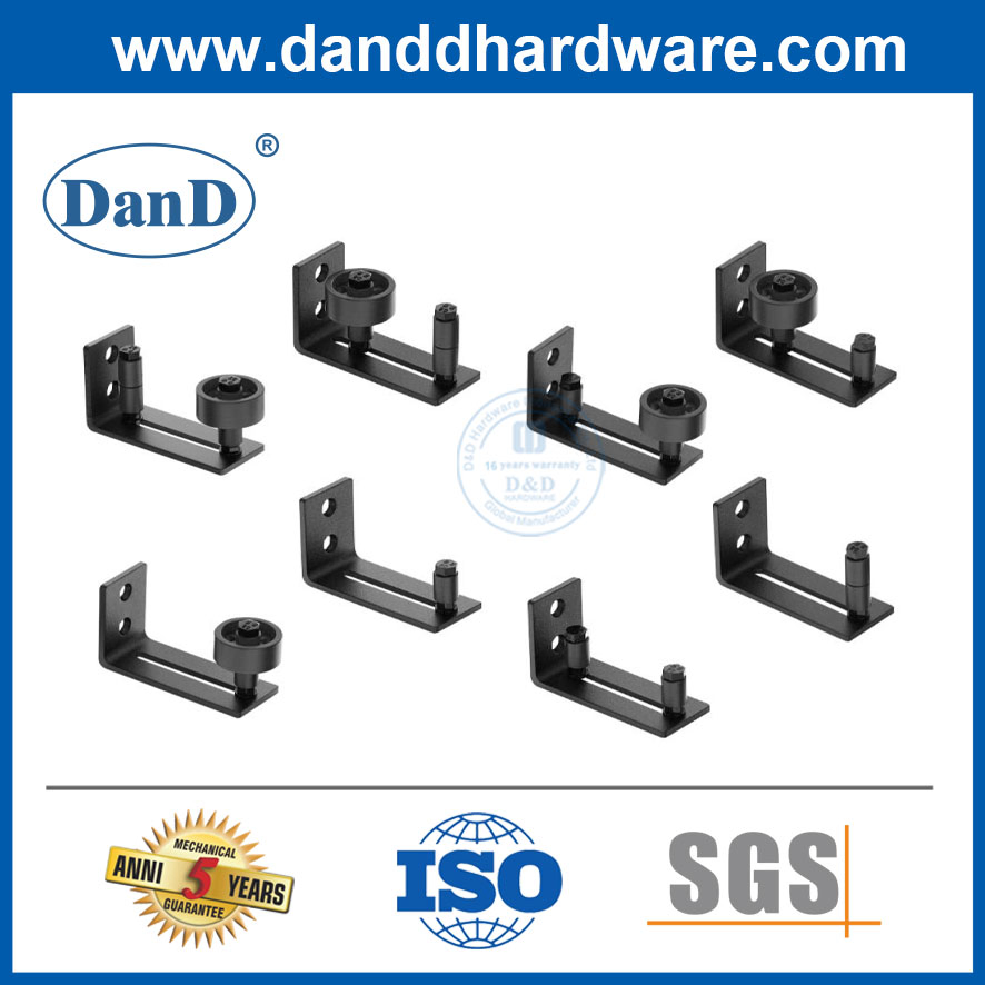 Concealed Wood Barn Door Roller Wheel Guide Hardware for Sliding Door