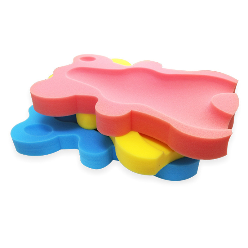 3 Colors Baby Bath Holder Non-Slip Bed Infant Shower Sponge