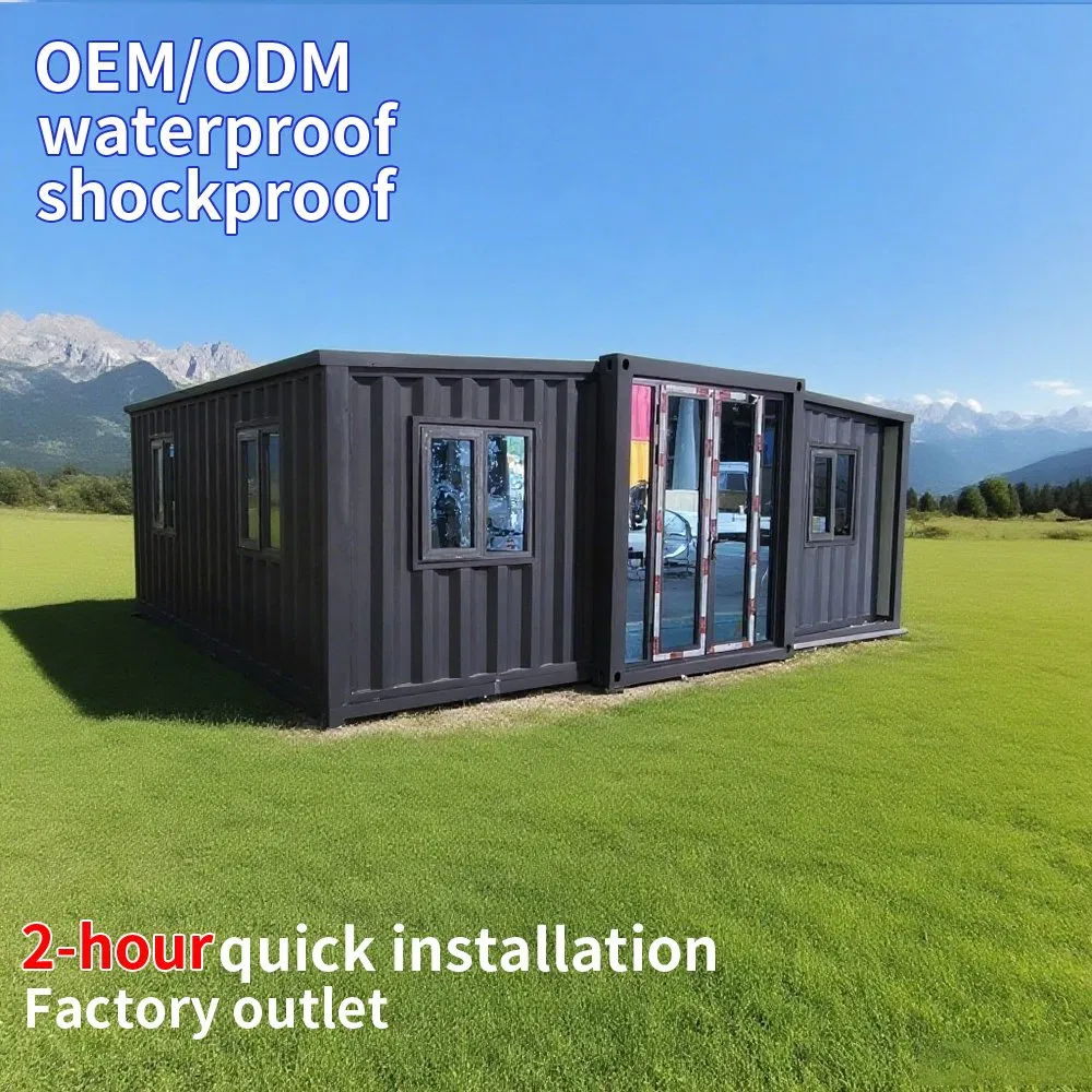 Prefabricated Container House for Construction Site, Reusable and Durable Panels Ready Prefab House Portable Prefab House