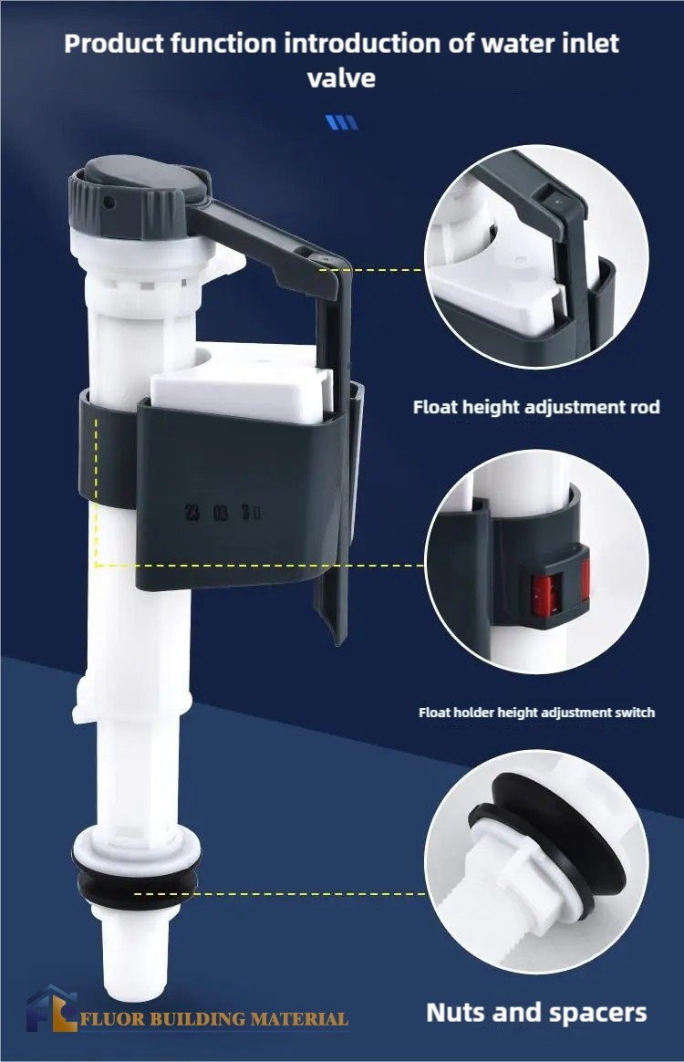 Fluor Economical and Affordable Toilet Water Inlet Valve,