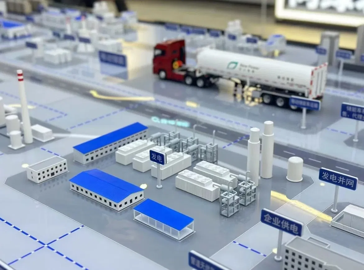 Unique Exhibition Piece: Custom Hand-Made New Energy Model Sculpture