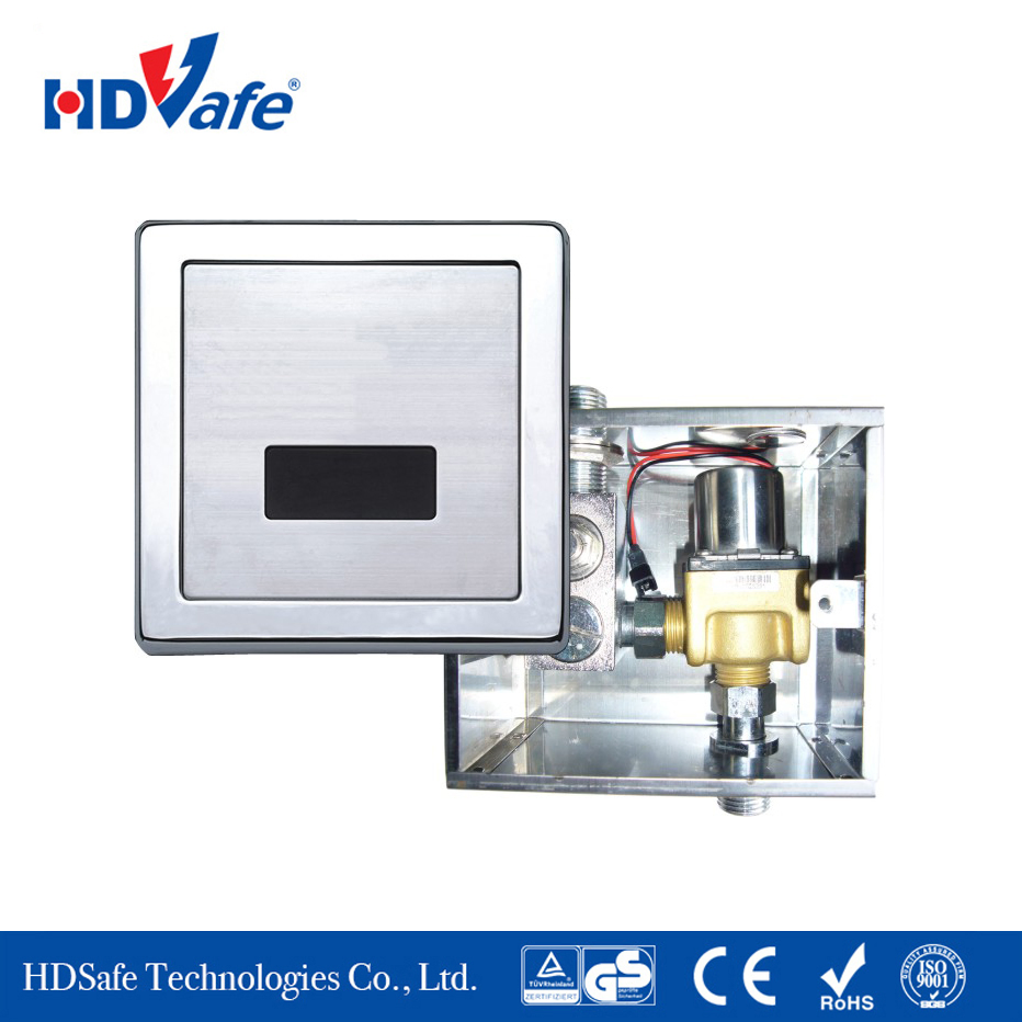 3u Touchless Concealed Sensor Flush AC or DC Wall Mounted Automatic Urinal Flusher