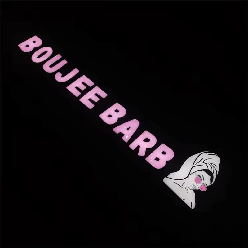 Custom Beauty Salon 3D Acrylic LED Frontlit Barbershop Light up Letters Signage