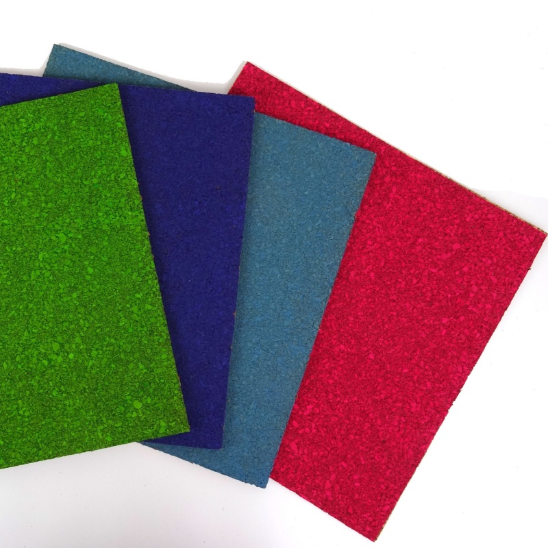Cork Board Roll for Notice Displays and Background Wall Colorful Cork Roll