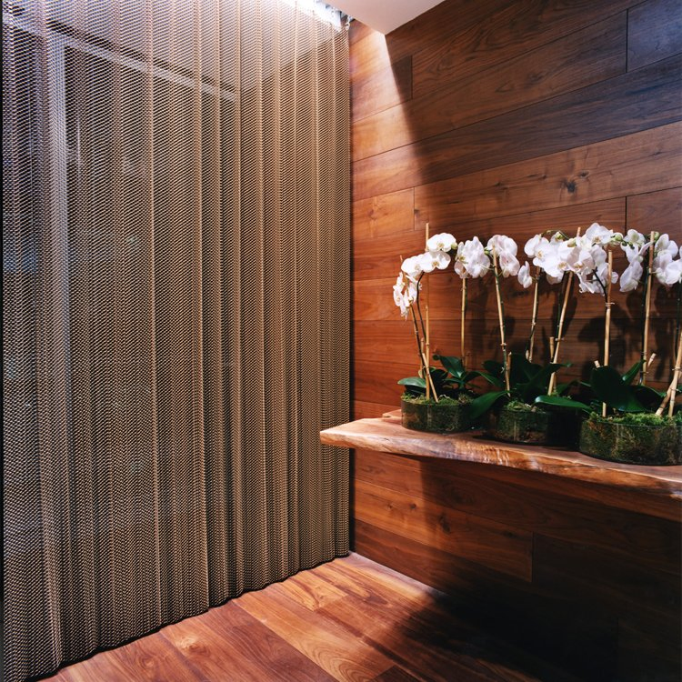Decorative Metal Mesh Partitions for Architectural Interior Decoration