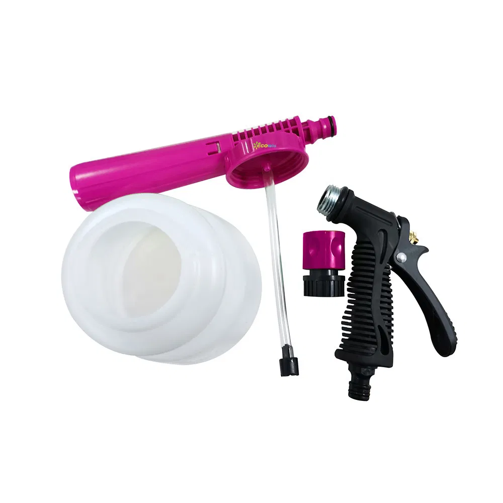Hose End Sprayer Car Washing Pink Foam Watering Gun Car Washer Hose Sprayer Bottle Snow Foam Sprayer