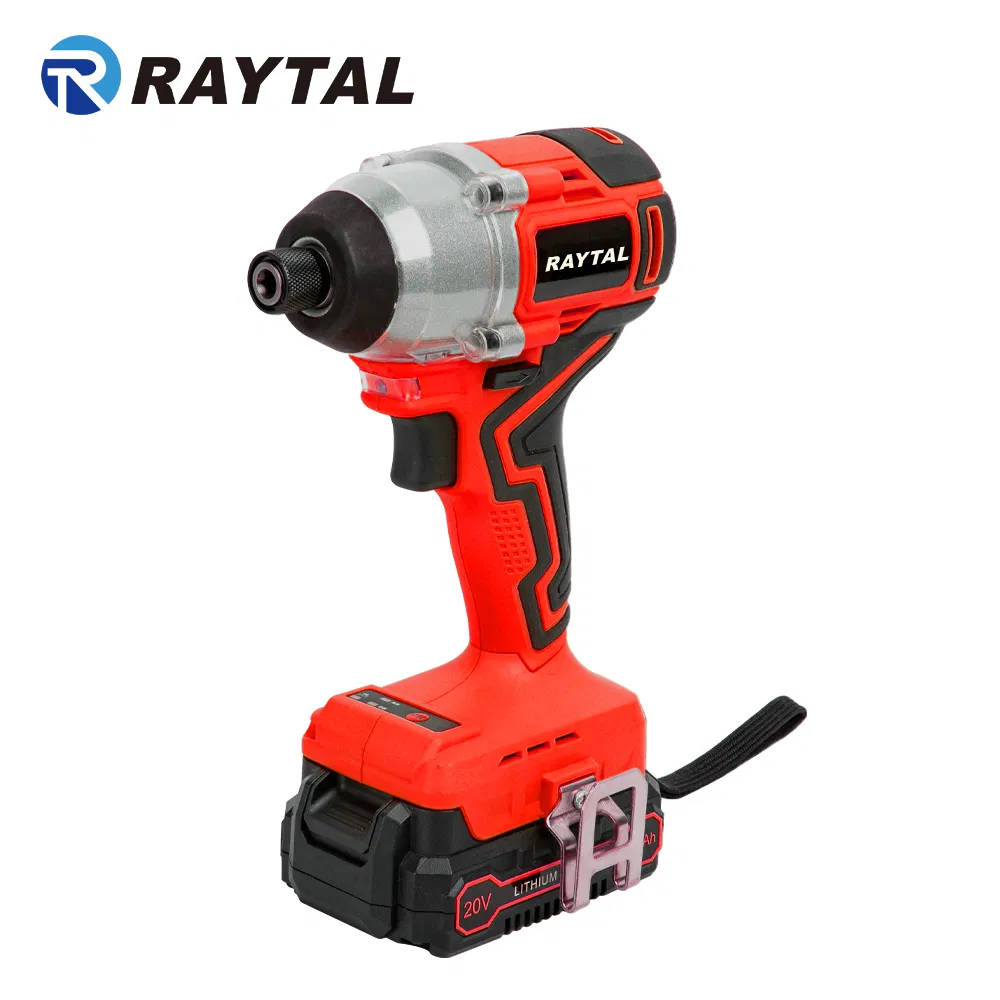 Raytal 20V Cordless Brushless Impact Driver, with 1PC 2000mAh Litium Battery, 1PC 2.5A Fast Charger