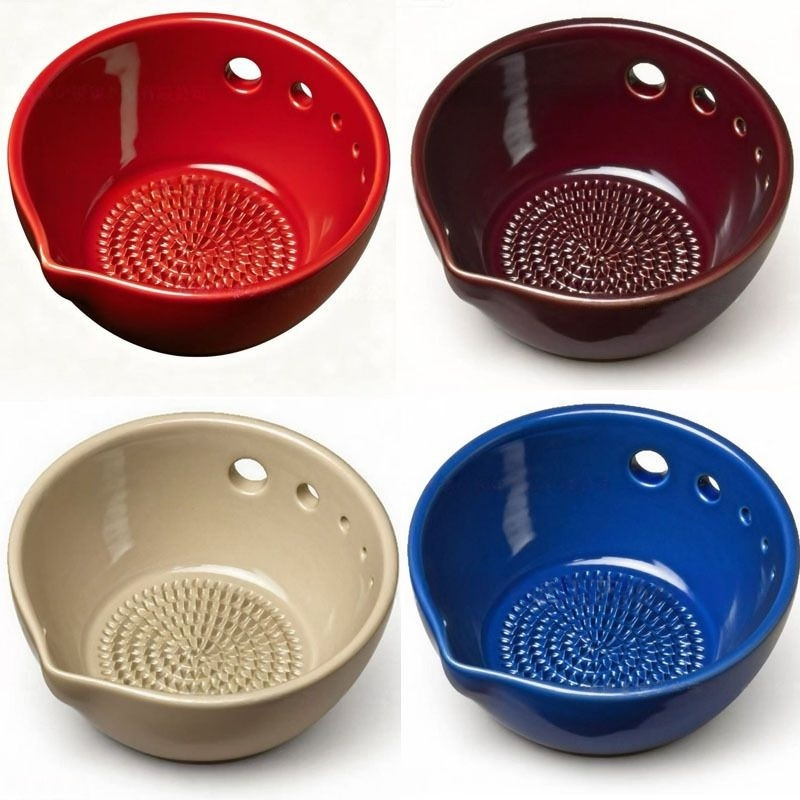Garlic Grater Herb Bowl with Herb Storage Bowl Garlic Mincing and Cooking Garnish Durable Easy Store Home Gadgets