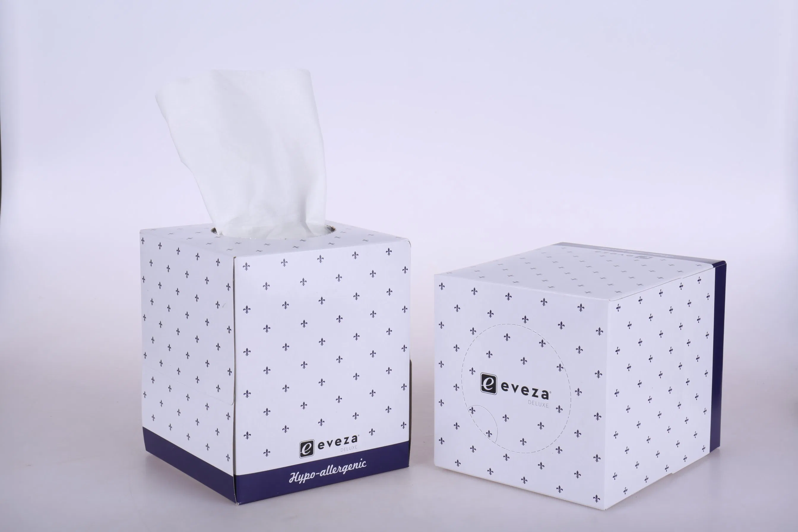 Wholesale Custom Packaging Soft Home Use Virgin Wood Pulp Box Facial Tissue