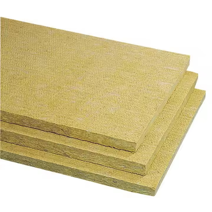 Factory Wholesale Insulation Material Basalt Rock Wool Board Soundproof Rock Wool Board