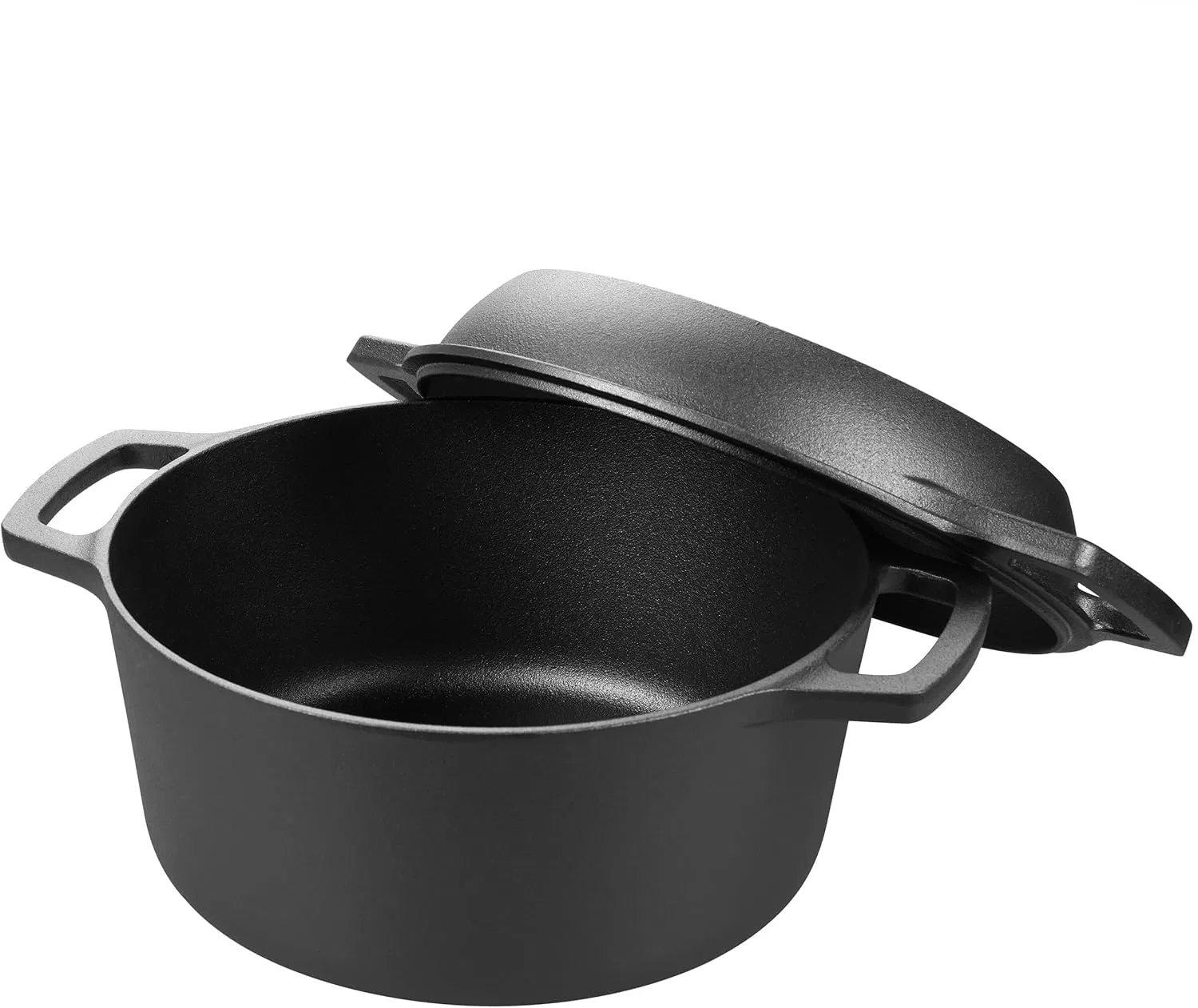 Чугунная голландская печь 5qt для выпечки хлеба (черная)