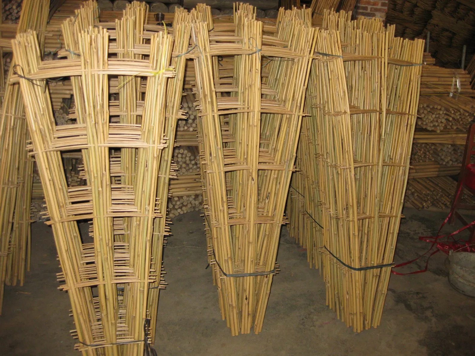 Bamboo Fence Panel Trellis U Bamboo Trellis Flowerstick Pole Cane Stack Bamboo