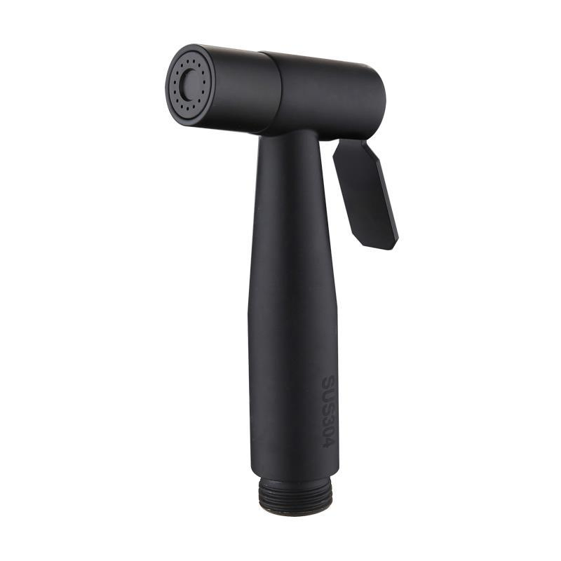 Black 304 Stainless Steel Toilet Shower Bidet Sprayer Ducha Shattaf Muslim Shower Handheld Self Cleaning