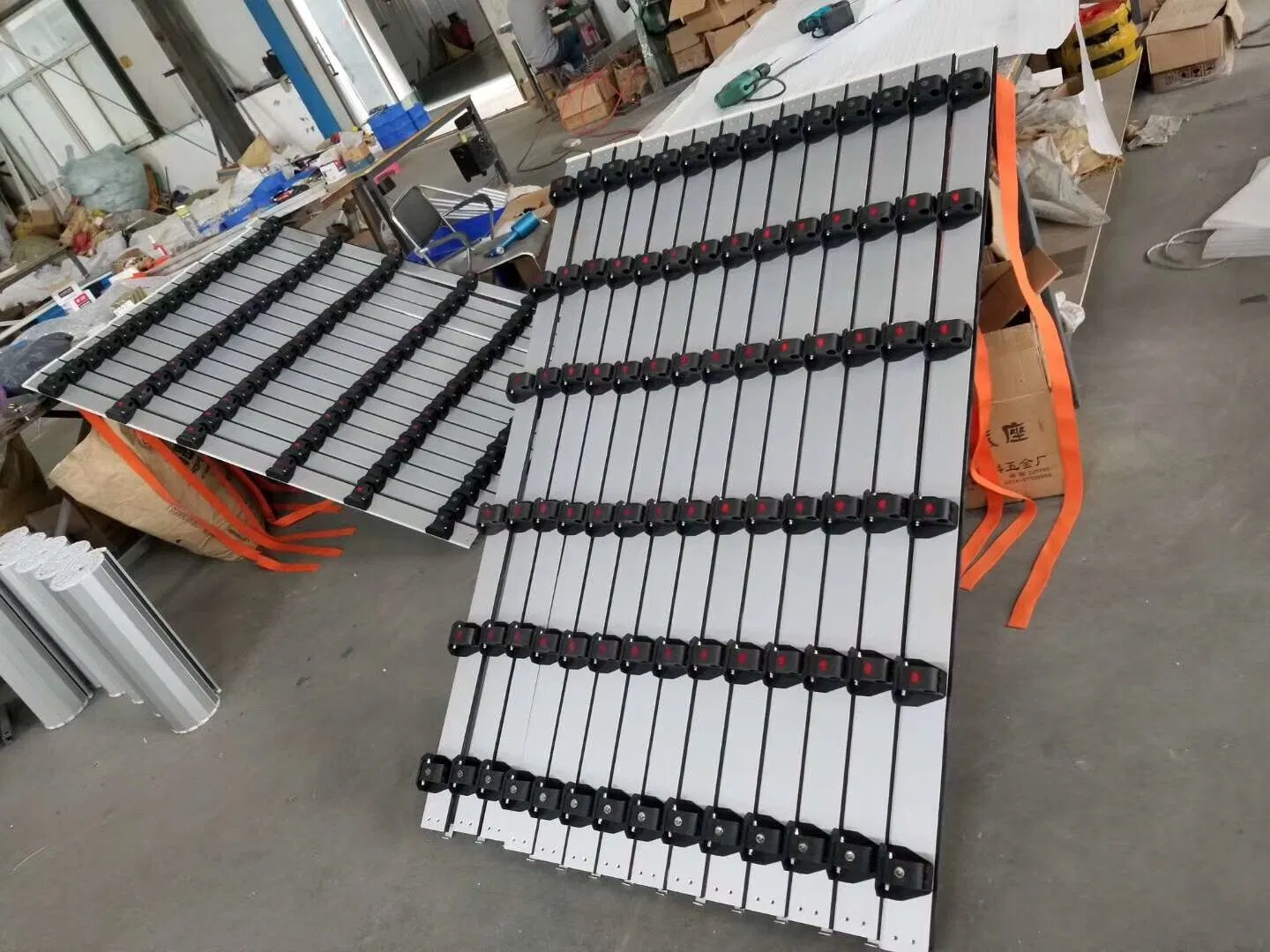 Chile Design Fire Truck Silver Aluminum Roller Shutter Rolling Shutter Door for Fire Trucks