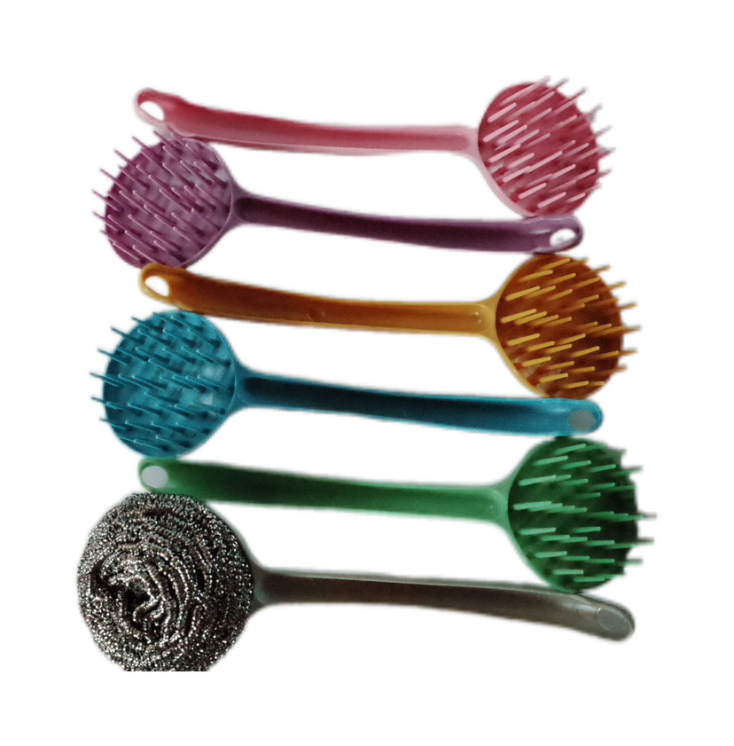 Versatile Kitchen Scourer with Comfortable Handle for Easy Use