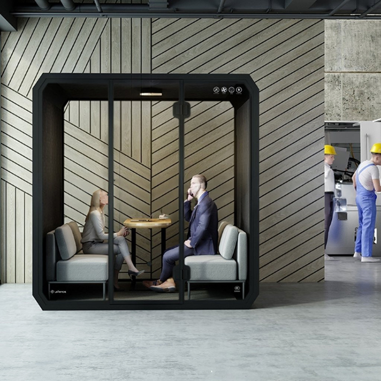 Pod Sound Insulation Movable Home Phone Call Booth Meeting Room Soundproof Booth for Meeting Space