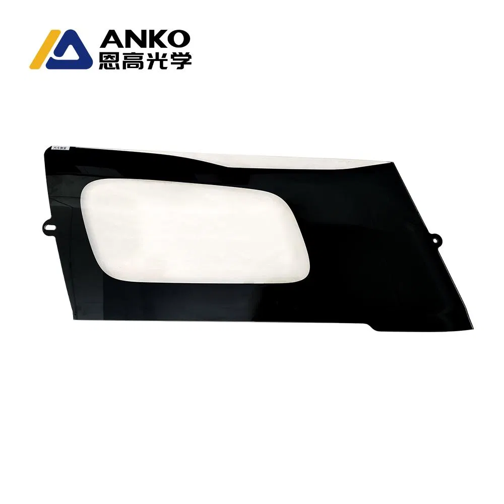 Тонированные поликарбонатные стекла для боковых окон автомобиля с шелкографией