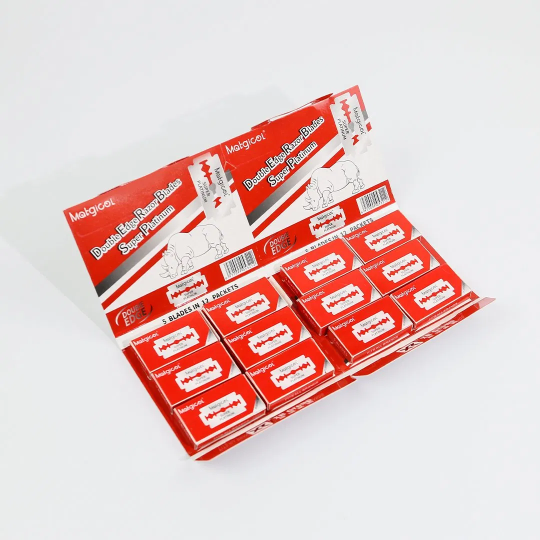 China Cheapest Men Shaving Barber Supplies Stainless Steel Twin Razor Blade