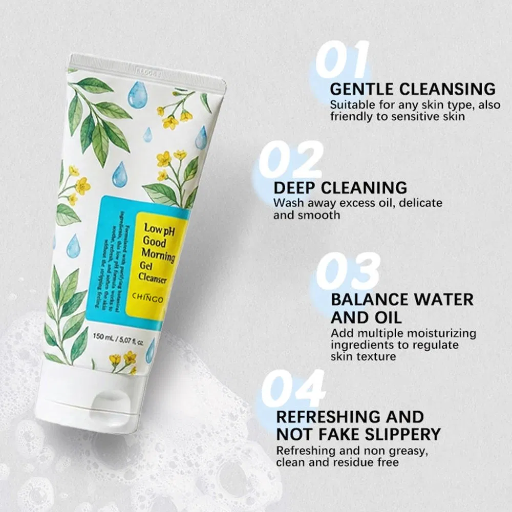 Natural Amino Acid Facial Cleanser Refreshing Oil Balance Purifying Pores Moisturizing Skin