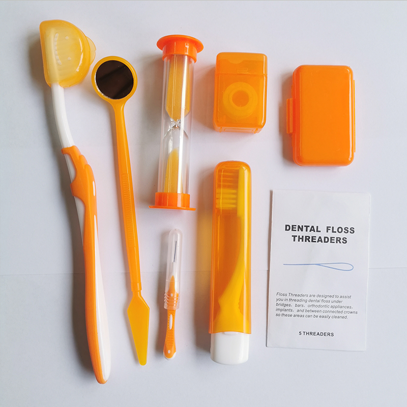 LK-S33M Dental Braces Cleaning Orthodontic Toothbrush Care Oral Hygiene Kit
