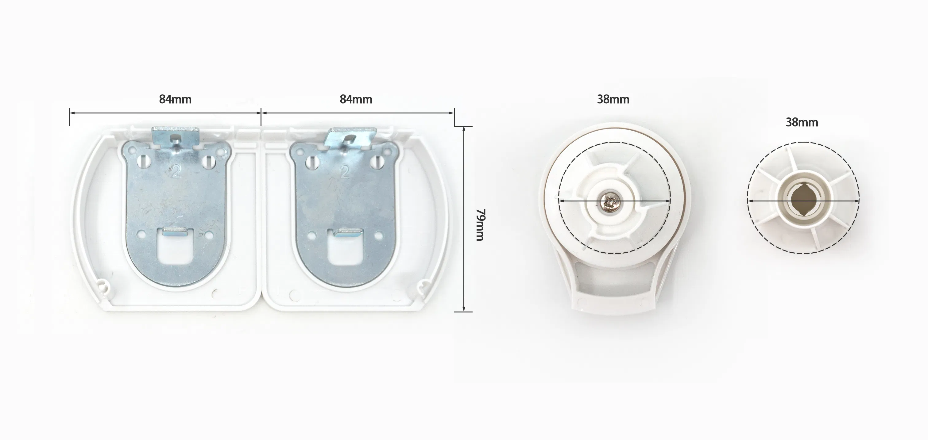 Sisheng Window Blinds Aluminum Horizontal Roller Blinds Bottom Rail Aluminium Head Rail Aluminum Wall Covering Cassette