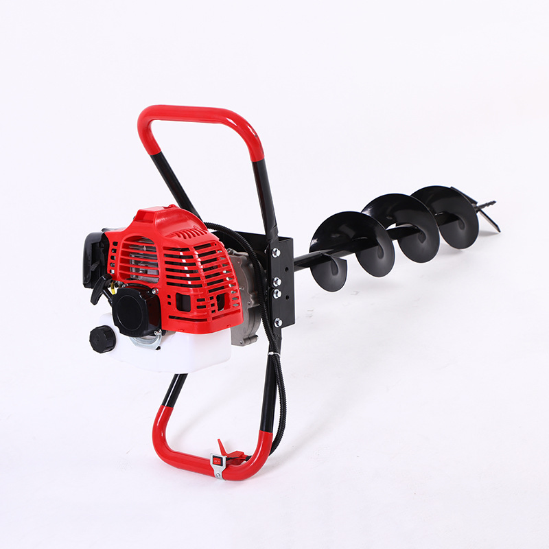 Professional Gardening Tools 52cc Gas Earth Auger Gasoline Digging Holes Drill