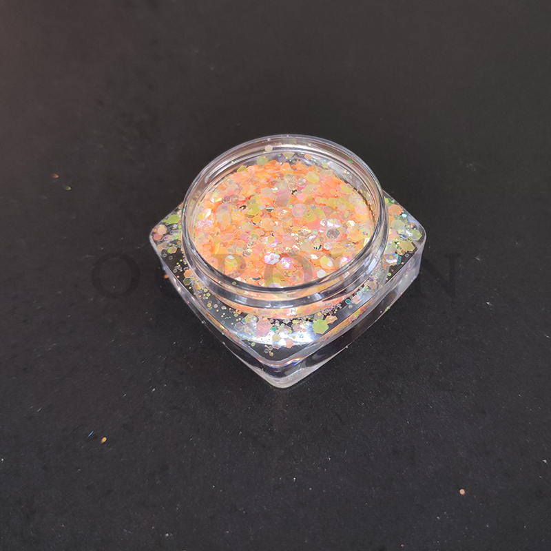 Luxury Neon Shining Holo Glitter Varnish Gel for Nail Art 29501d