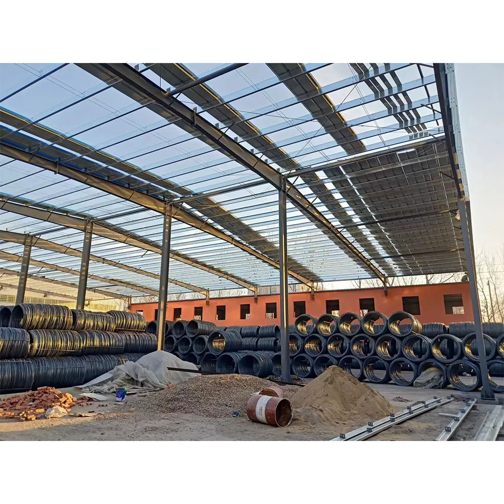 Prefabricated Metallic Materials Steel Structure Construction Building for Factory/Warehouse