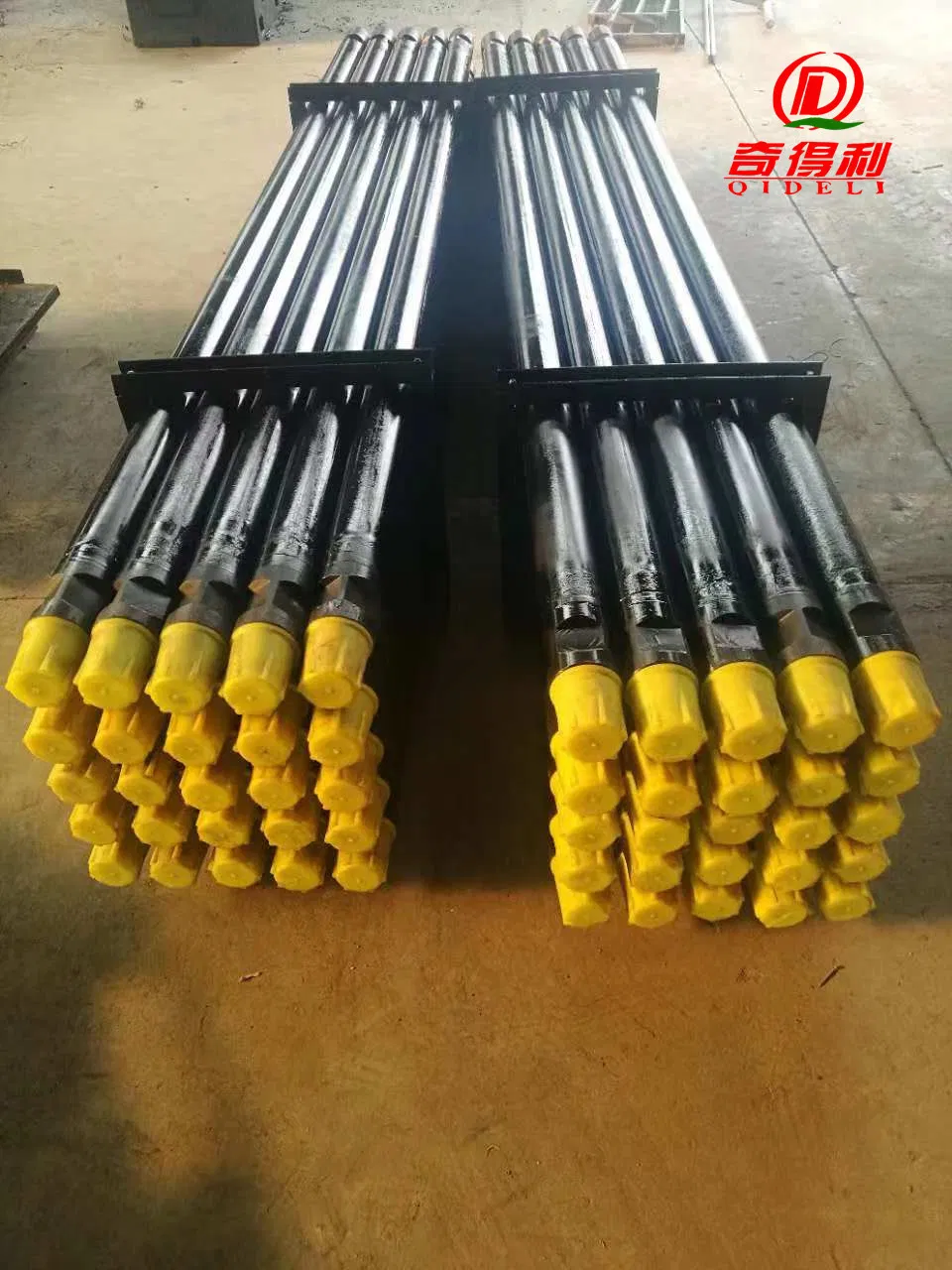 Standard 2 3/8reg Flat Drill Pipe / DTH Water Well Drill Rod Single Slot