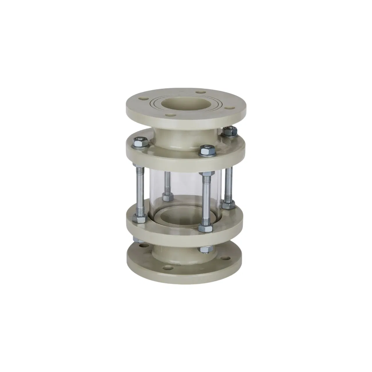 Pph Sight Glass Flange Type Chemical Pipeline Observation Mirror