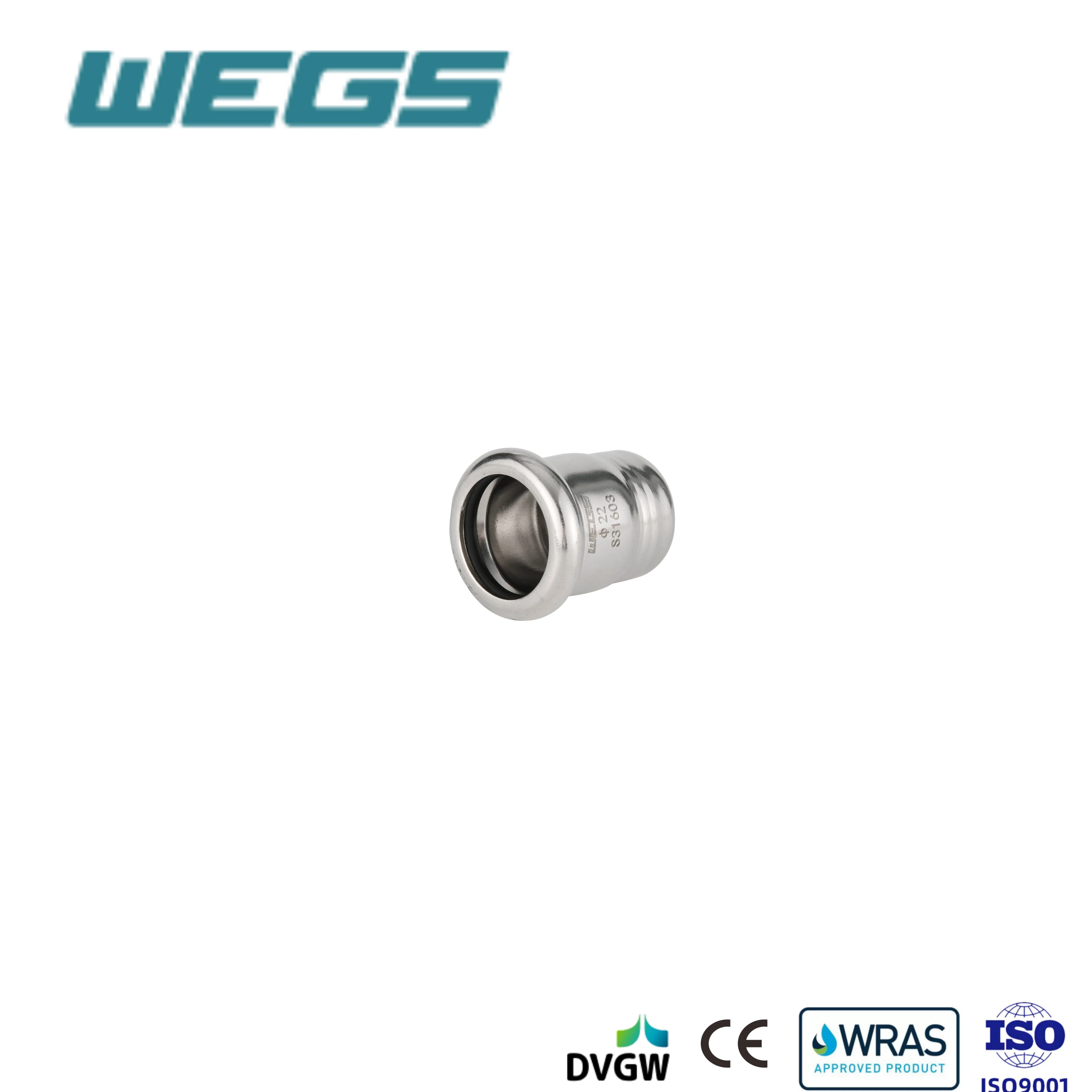 Potable Water SS304/316L Press Cap Wegs