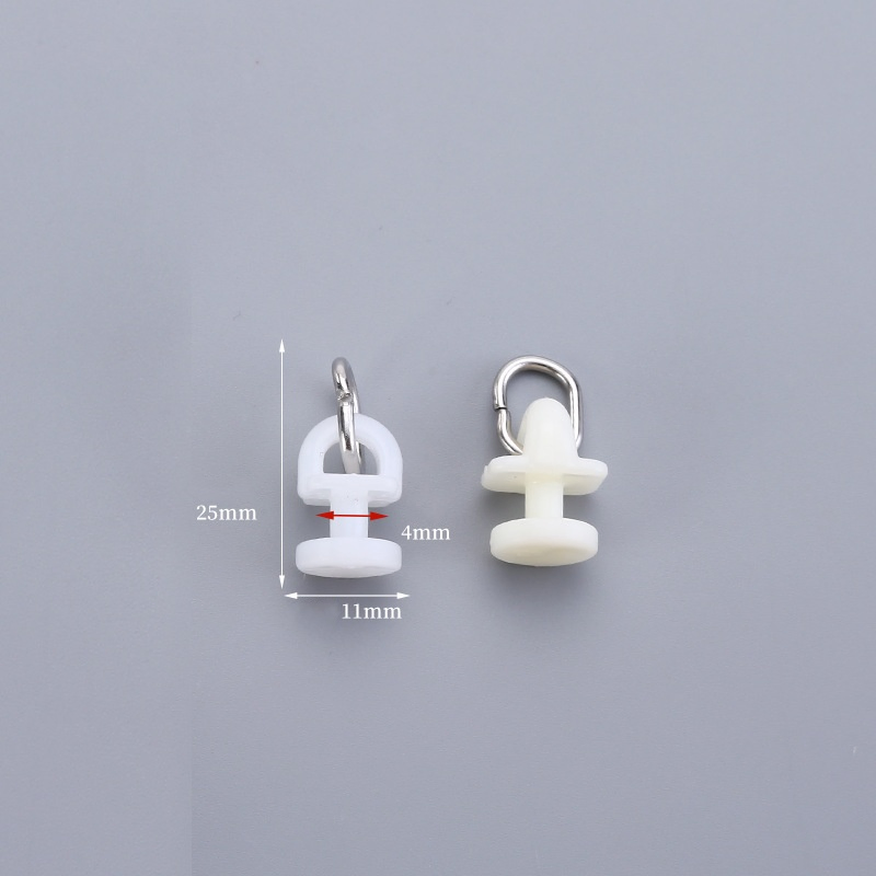 Punch-Free Curtain Pulleys, Track Direct Buckle Design