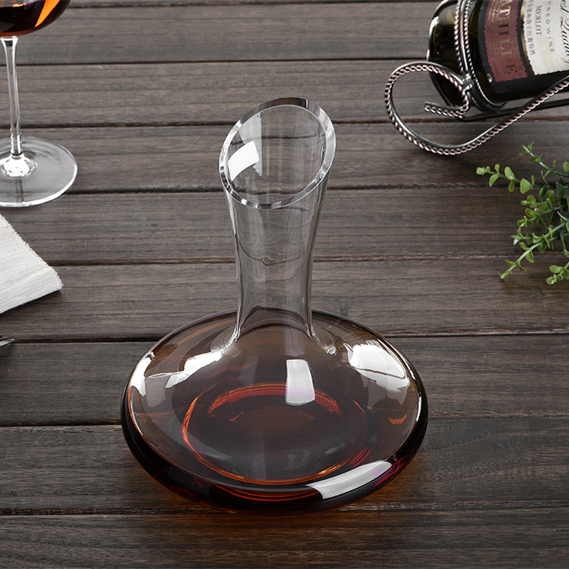 Quality Exported to Europe Big Capacity Crystal Glass Decanter for Wine