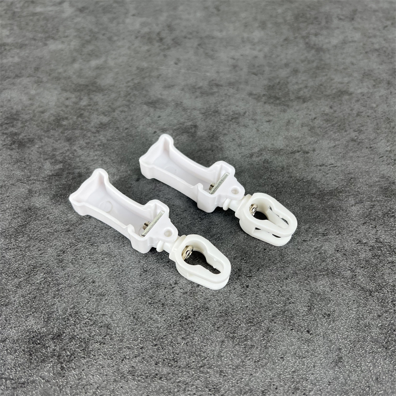Wholesale Modern S Fold Curtain Track Rail Accessories Plastic Curtain Track End Cap