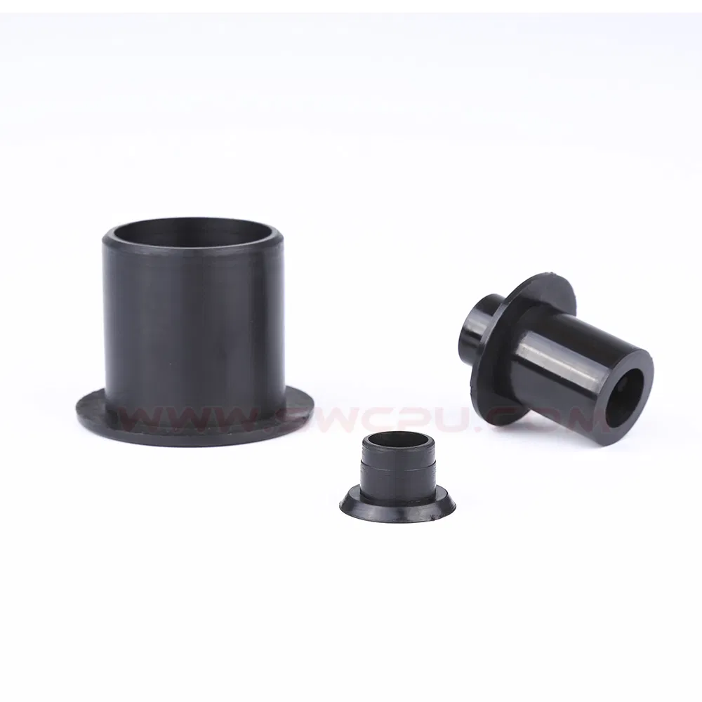 OEM Molding Nylon Pipe Tube Liner / PVC Plastic Flange Insert Bushing Sleeve