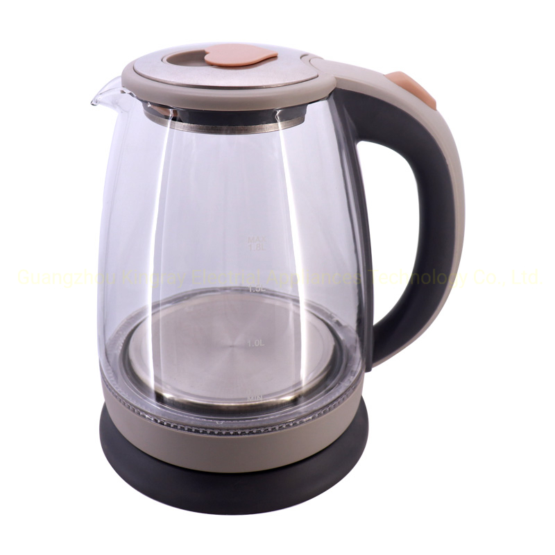 Custom Design Small Home Electronics Kitchen Appliances Cordless Glass Electric Kettle