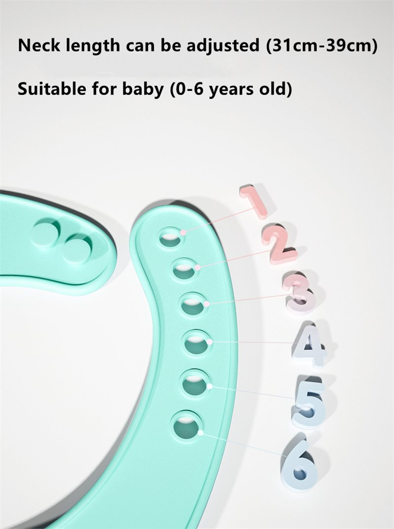 New Arrivals Hanging Drying Wholesale Newborn Apron Unisex Waterproof Silicone Baby Bib Custom Baby Bibs