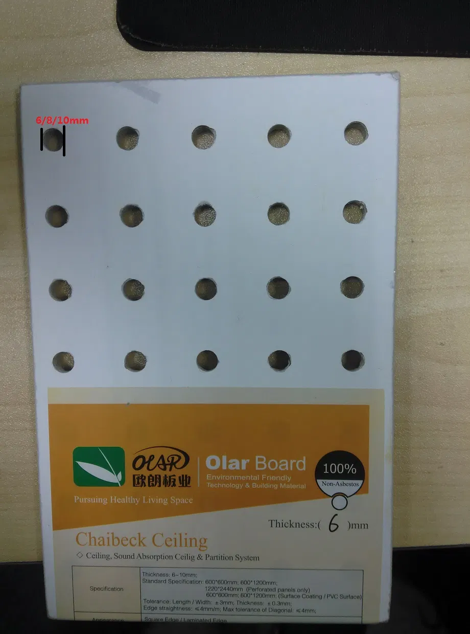 Heat Insulated Fiber Cement Board Ceiling Tiles